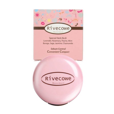 Пудра для лица Rivecowe Beyond Beauty Sebum Control Convenient Compact