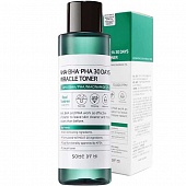 Тоник для проблемной кожи кислотный очищающий Some By Mi AHA /BHA/PHA 30 Days Miracle Toner