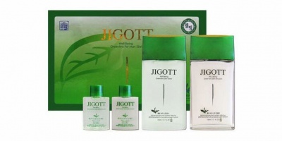 Набор уходовый для мужской кожи лица JIGOTT WELL-BEING GREEN TEA HOMME SKIN CARE 2SET