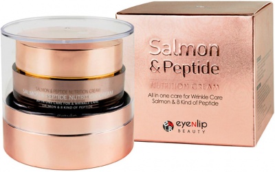 Крем для лица с лососевым маслом и пептидами Eyenlip Salmon&Peptide Nutrition Cream 50мл