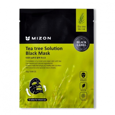 Маска для лица тканевая Mizon Solution Black Mask