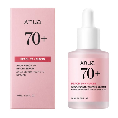 Сыворотка для лица с экстрактом персика и ниацинамидом ANUA Peach 70% Niacin Serum, 30 мл