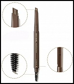 Карандаш для бровей The Saem Eco Soul Edge Brow Pencil