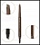 Карандаш для бровей The Saem Eco Soul Edge Brow Pencil