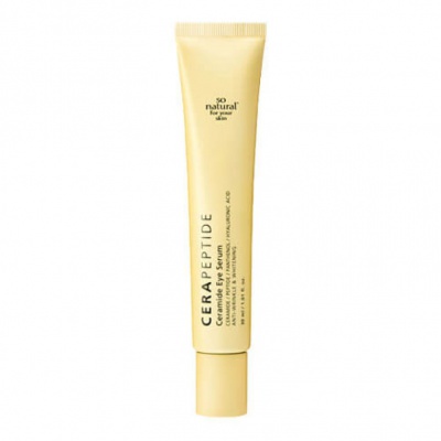 Сыворотка для век с пептидами и керамидами омолаживающая So Natural Cera Peptide Eye Serum, 30мл