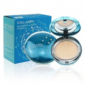 Пудра с коллагеном увлажняющая со сменным блоком Enough Collagen Premium Hydro Two Way Cake SPF50+PA++
