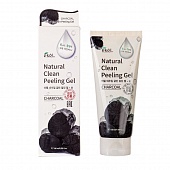 Пилинг-скатка для лица с древесным углём Ekel Natural Clean Peeling Gel Charcoal