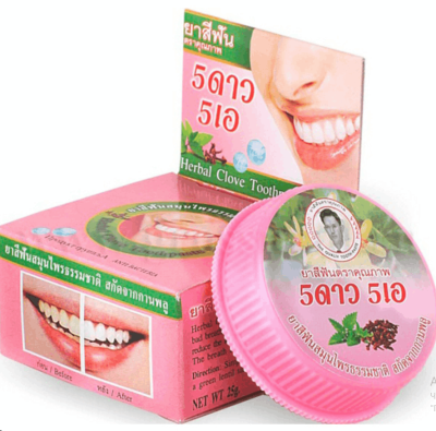 Зубная паста отбеливающая травяная 5 Star Cosmetic