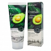 Пенка для умывания очищающая с авокадо 3W CLINIC FOAM CLEANSING AVOCADO