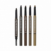 Карандаш для бровей Holika Holika Wonder Drawing Penta Perfection Brow Pencil, 0,3г