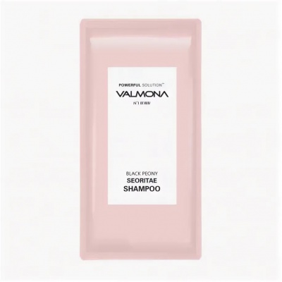 Шампунь для волос Черный пион,бобы пробник Evas Valmona Powerful Solution Black Peony Seoritae Shampoo Sample