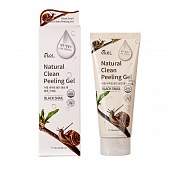 Пилинг-скатка с фильтратом черной улитки Ekel Natural Clean Peeling Gel Snail