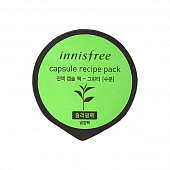 Капсульная маска для лица с экстрактом зеленого чая Innisfree Сapsule Recipe Pack Green Tea