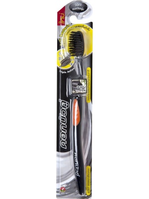 Зубная щетка Twin Lotus Бамбук и уголь