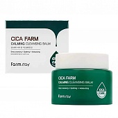 Бальзам гидрофильный очищающий увлажняющий FarmStay Cica Farm Calming Cleansing Balm, 95мл