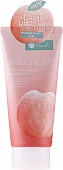 Скраб для тела с экстрактом персика Welcos Around Me Natural Scrub Body Wash Peach 