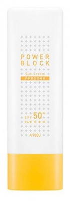 Солнцезащитный крем для лица A'pieu Power Block Sun Cream Pposong SPF50+/PA++++ 
