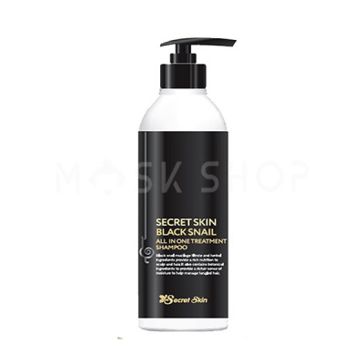 Шампунь для волос Черная улитка Secret Skin Black Snail All In One Treatment Shampoo