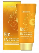 Крем для лица солнцезащитный с ромашкой DEOPROCE UV DEFENCE SOFT DAILY SUN CREAM SPF50+ PA++++ 70