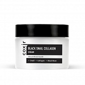 Крем для лица питательный Coxir Black Snail Collagen Cream 