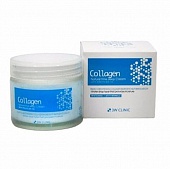 Крем для лица ночной с коллагеном 3W Clinic COLLAGEN NATURAL TIME SLEEP CREAM