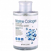 Вода очищающая для снятия макияжа с коллагеном 3W Clinic Marine Collagen Clean-Up Cleansing Water