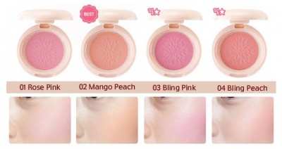 Румяна стойкие The Saem Saemmul Smile Bebe Blusher