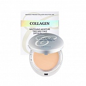 Пудра коллагеновая 3в1 с запаской Enough Collagen Whitening Moisture Two way Cake SPF30 PA+++