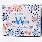 Крем для лица осветляющий Enough W Collagen Whitening Premium Cream