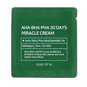 Крем для проблемной кожи восстанавливающий пробник Some By Mi AHA/ BHA/PHA 30 Days Miracle Cream