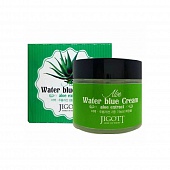 Крем для лица увлажняющий с алоэ Jigott Aloe Water Blue Cream