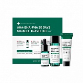 абор по уходу за проблемной кожей Some By Mi AHA/BHA/PHA 30 Days Miracle Travel Kit 3