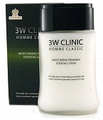 Лосьон для мужской кожи лица увлажняющий 3W Clinic HOMME CLASSIC MOISTURIZING FRESHNESS ESSENTIAL LOTION