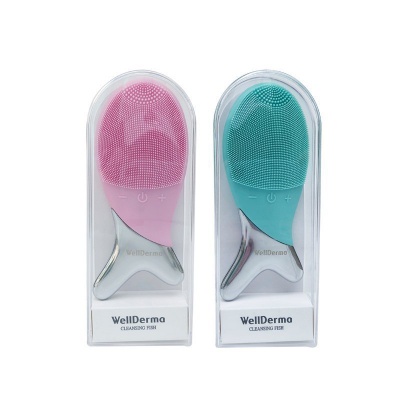 Щеточка для очищения электрическая WellDerma Cleansing Fish