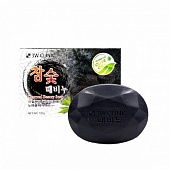 Мыло для лица с углем 3W Clinic Charcoal Beauty Soap 