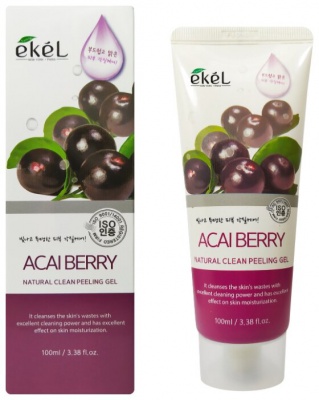 Пилинг-скатка с экстрактом ягод асаи Ekel Natural Clean Peeling Gel Acai Berry 100 мл